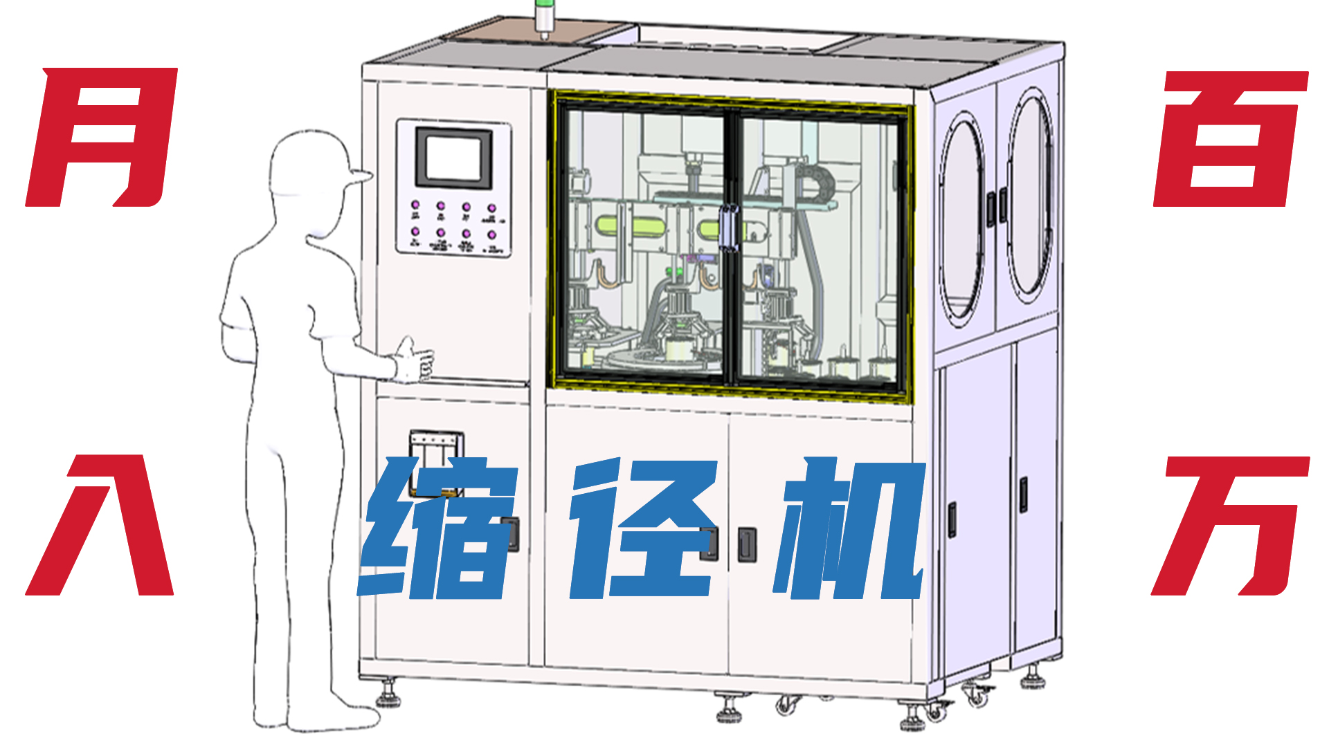 月入百萬 縮徑機